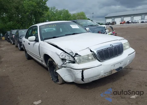 2002 Mercury Grand Marquis Gs from USA, damaged, VIN 2MEFM74W22X658668